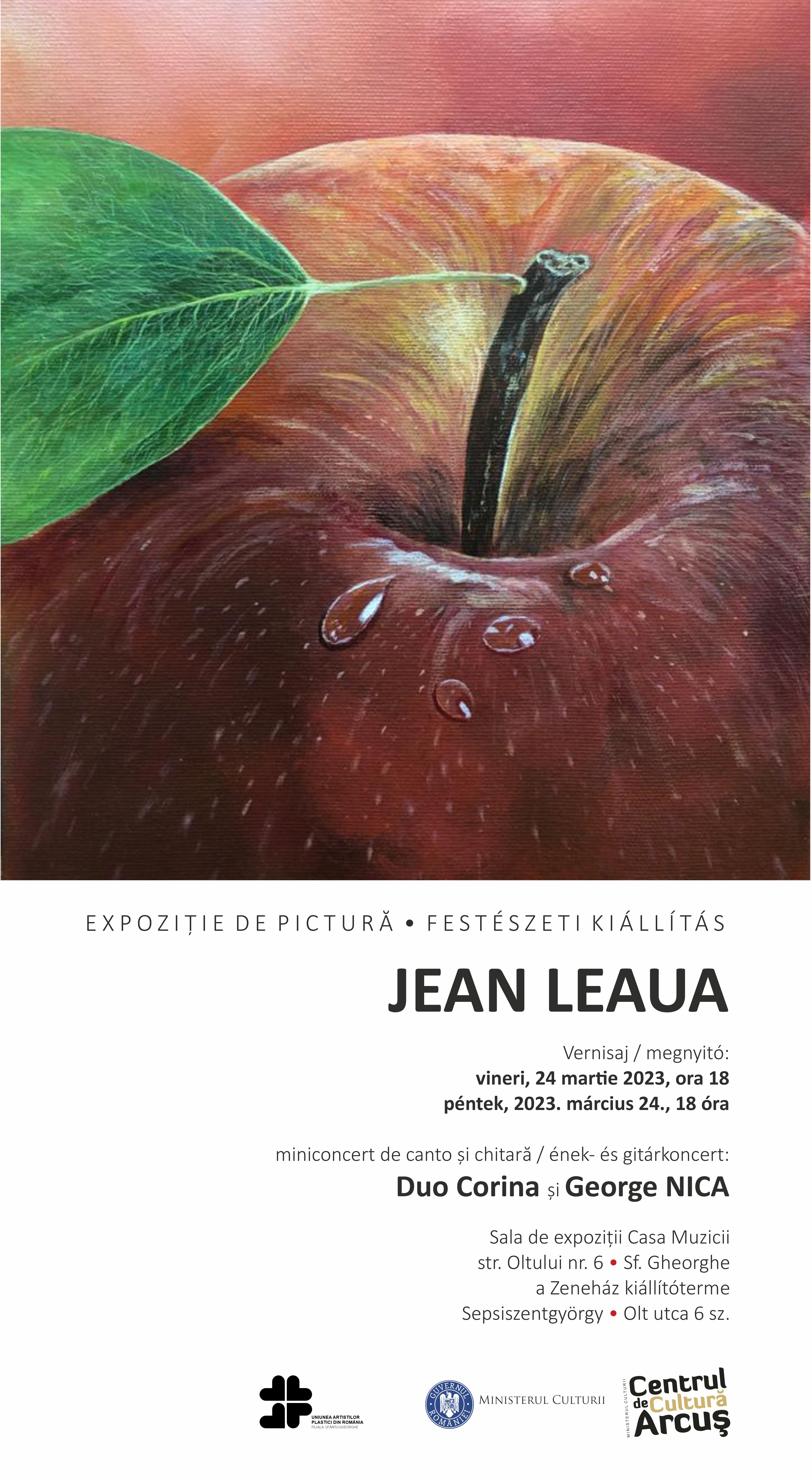 JEAN LEAUA – Expoziție de pictură