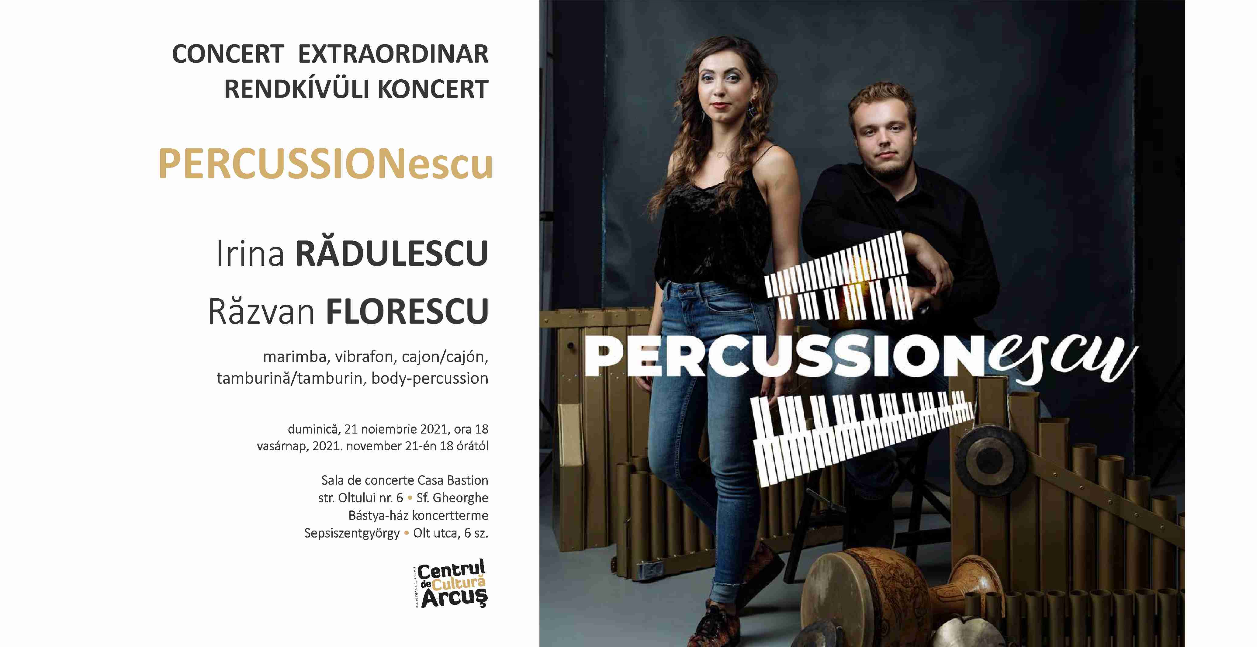 Concert extraordinar - PERCUSSIONescu