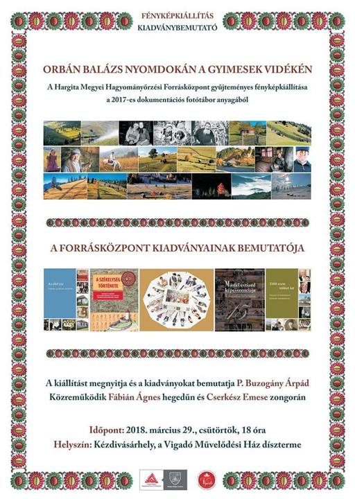 (HU) Lansare de carte și expoziție de fotografii la Târgu Secuiesc
