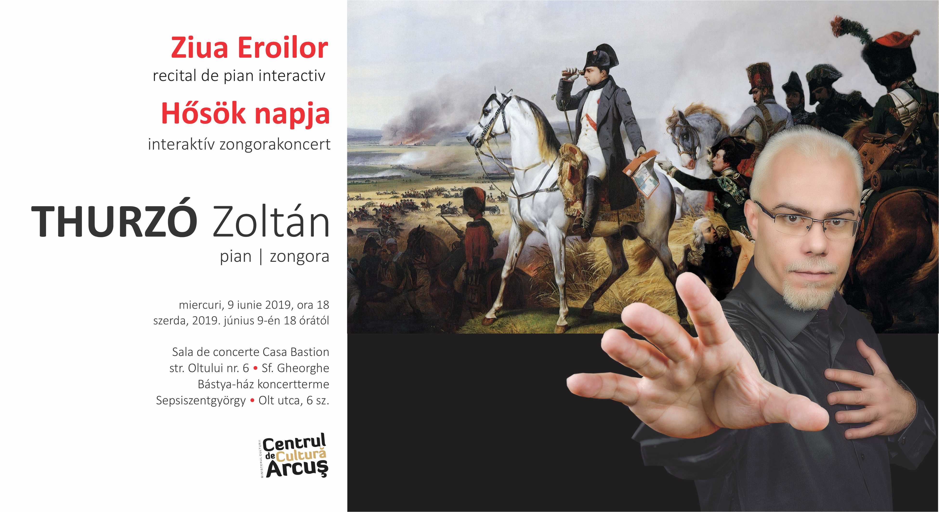 Concert de pian: Thurzó Zoltán - Ziua Eroilor