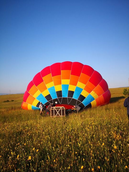 Hőlégballon repülés