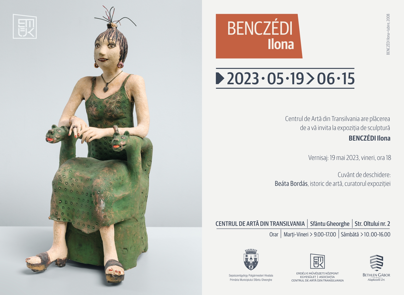 Expoziția de sculptură BENCZÉDI Ilona 
