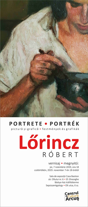 Expoziție de portrete • pictură și grafică - Lőrincz Róbert